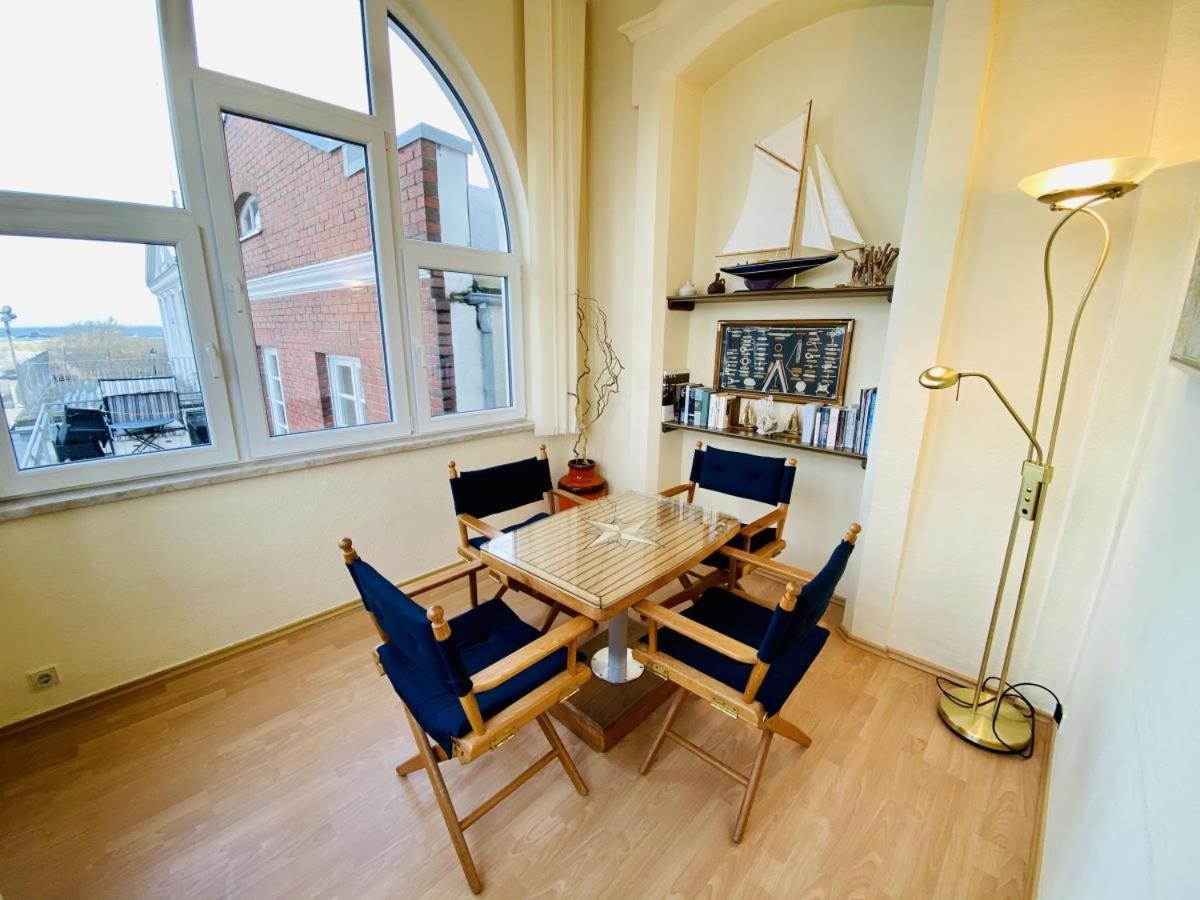 Promenadenblick/Captains-Suite Rostock Bagian luar foto